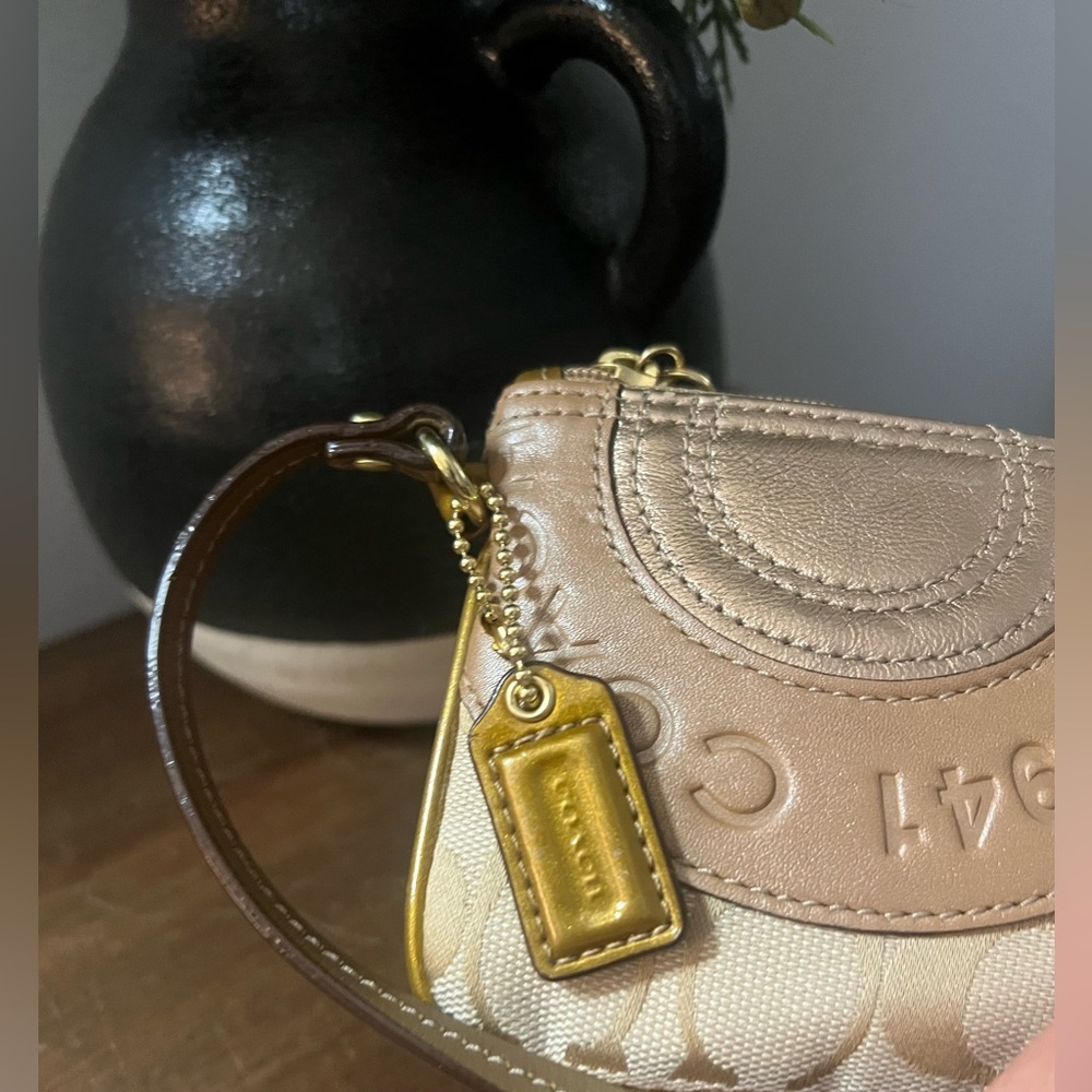 Coach Patchwork Wristlet - image 5